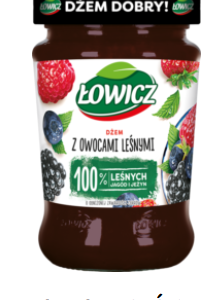ŁOWICZ DŻEM LEŚNY N/S 280g /8