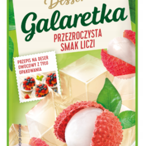 KRUGER GALARETKA DESSERIA LICZI 75G/25 PRZEZROCZYSTA